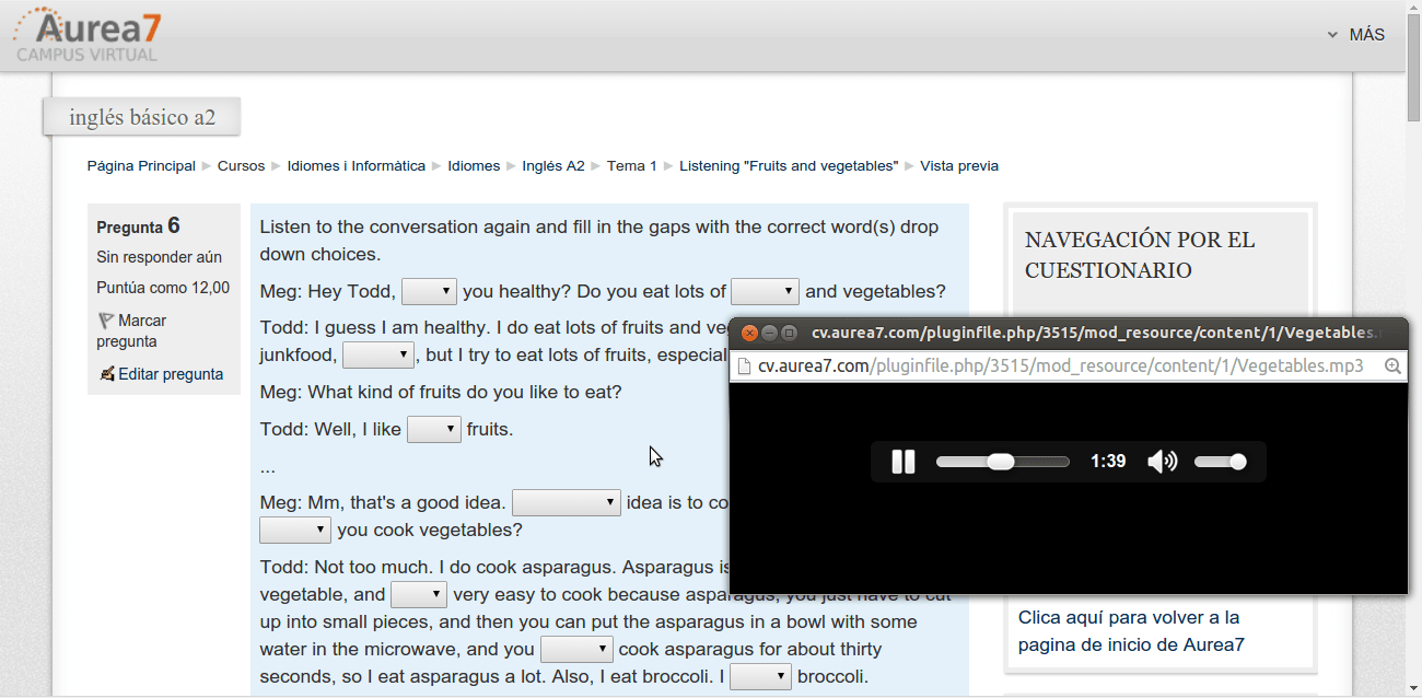 listening ingles